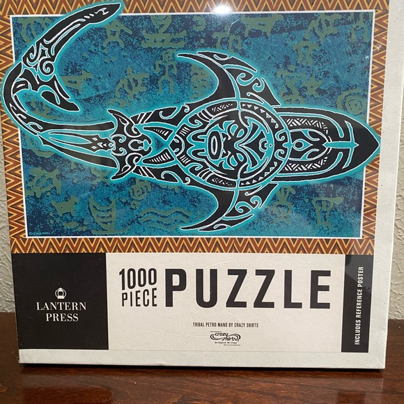 crazy shirts Other - 1000 piece Jigsaw Puzzle, Featuring the Tribal Petro Mano, Made in the USA